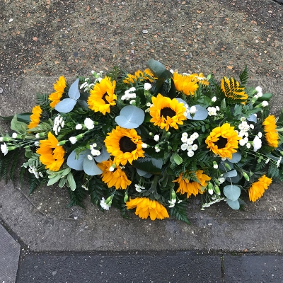 Coffin Spray All Sunflowers